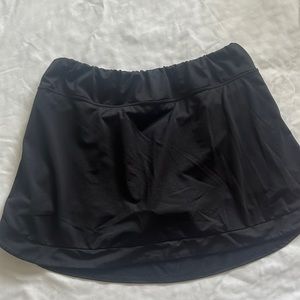 Black skirt with shorts